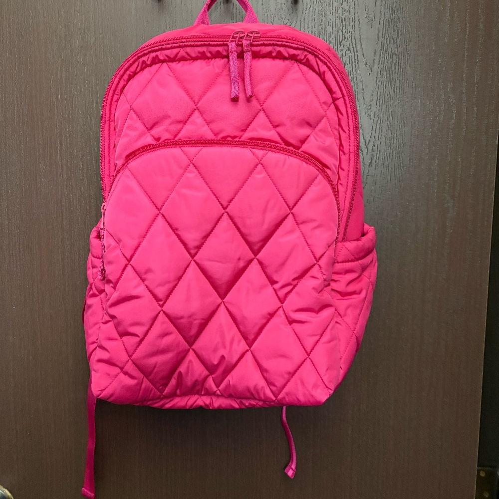 Vera Bradley "Peacock Pink" Ultralight Essential Large Backpack